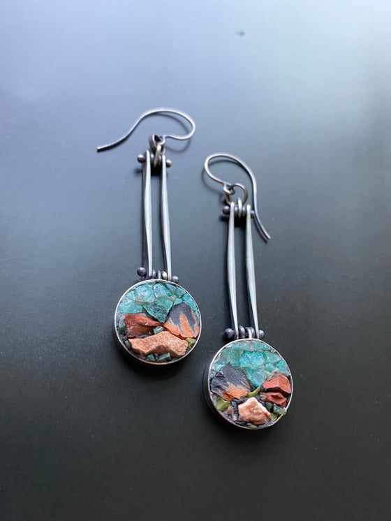 Image of Sedona Micro Mosaic Earrings 