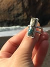 Morenci Turquoise Double Band Ring