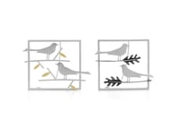 Image 2 of Wagtail brooch oak leaves