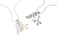 Honesty seed pendants