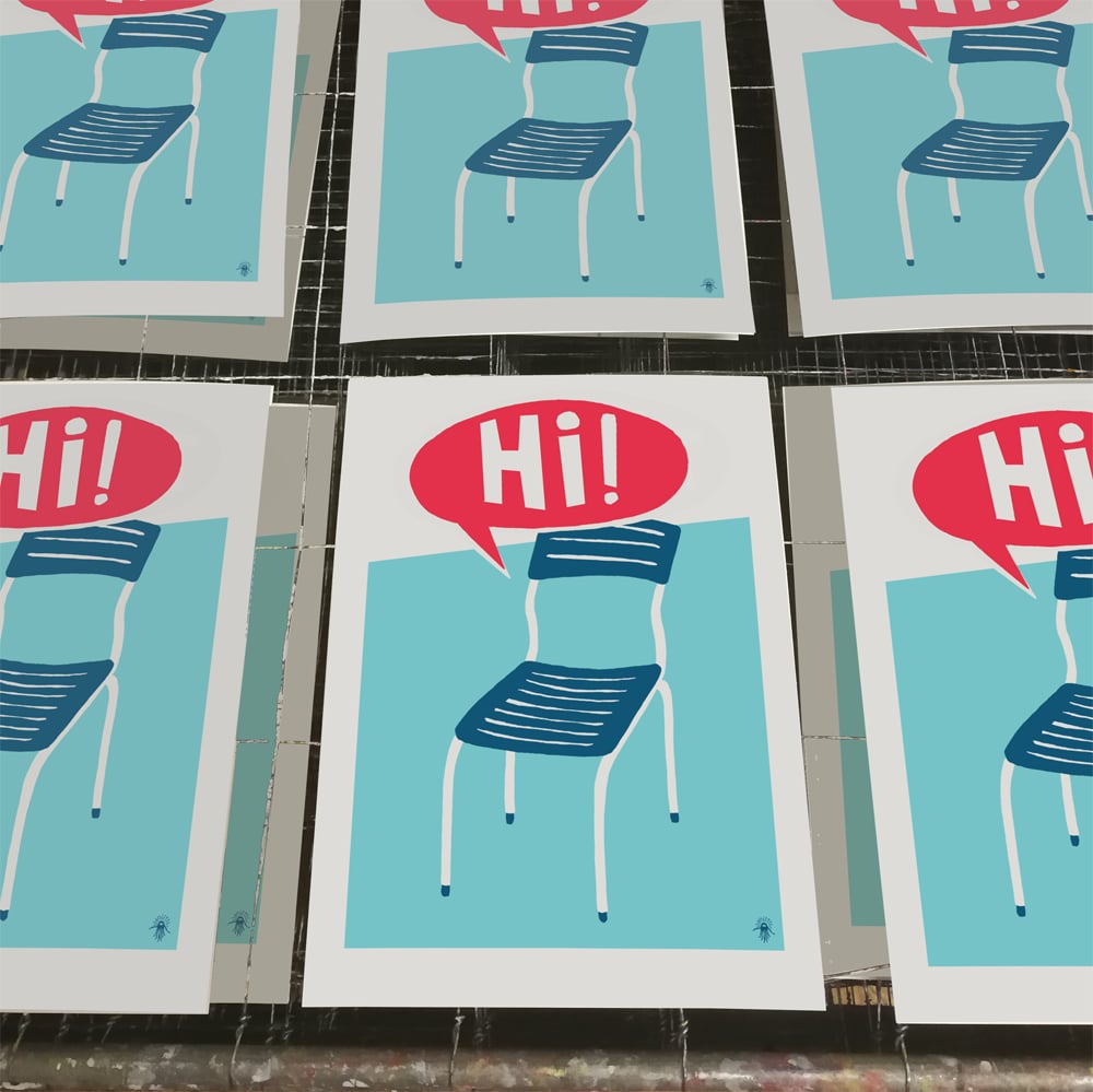 "Hi!" <br>(mini-print)