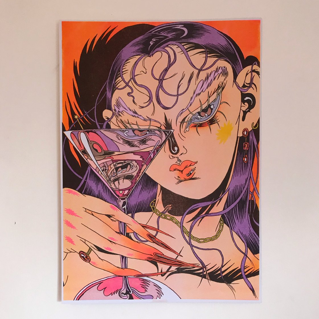 Image of Poison Riso Print 