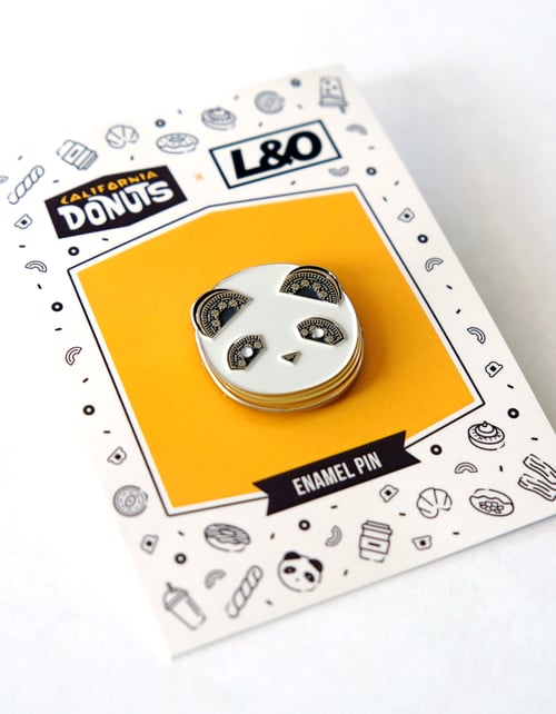 Image of Panda Donut Enamel Pin