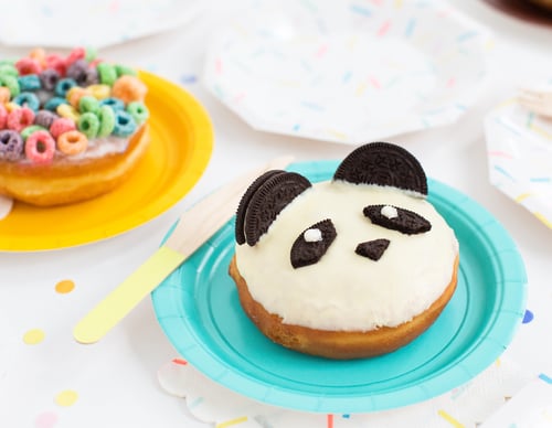 Image of Panda Donut Enamel Pin