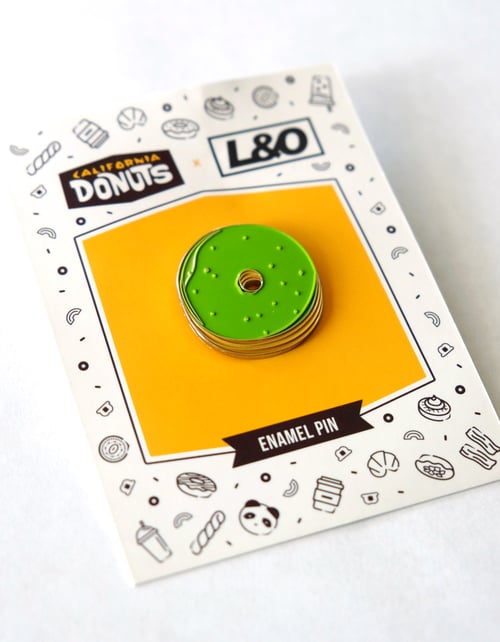 Image of Matcha Donut Enamel Pin