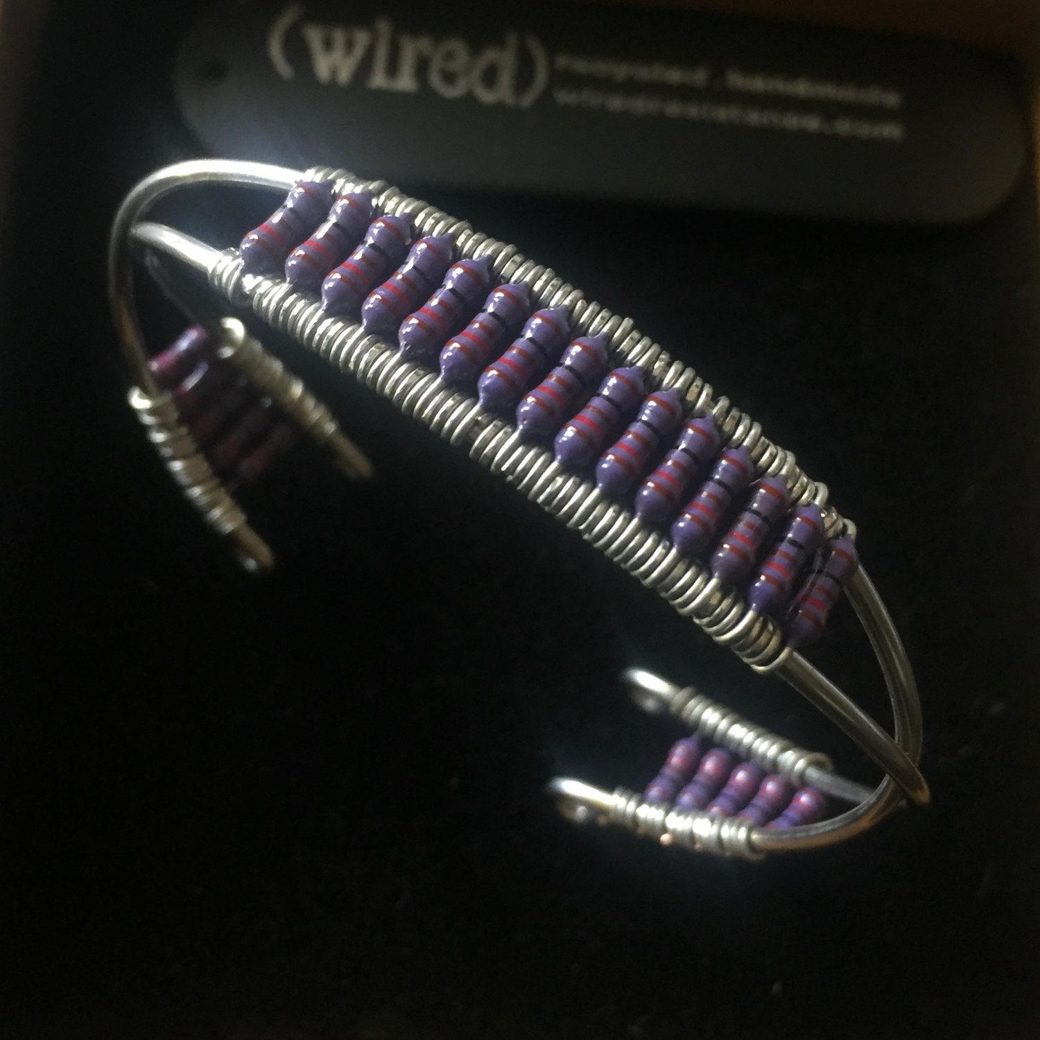 Image of Cross-Resist Cuff in Purple