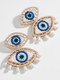 Image 3 of Iris Eye Earrings