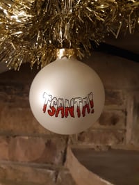 Image 2 of TSANTA! Shrunken Head Santa Limited Edition Glass Ornament