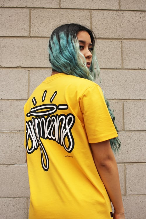 Image of Halo Tee in Deep Yellow