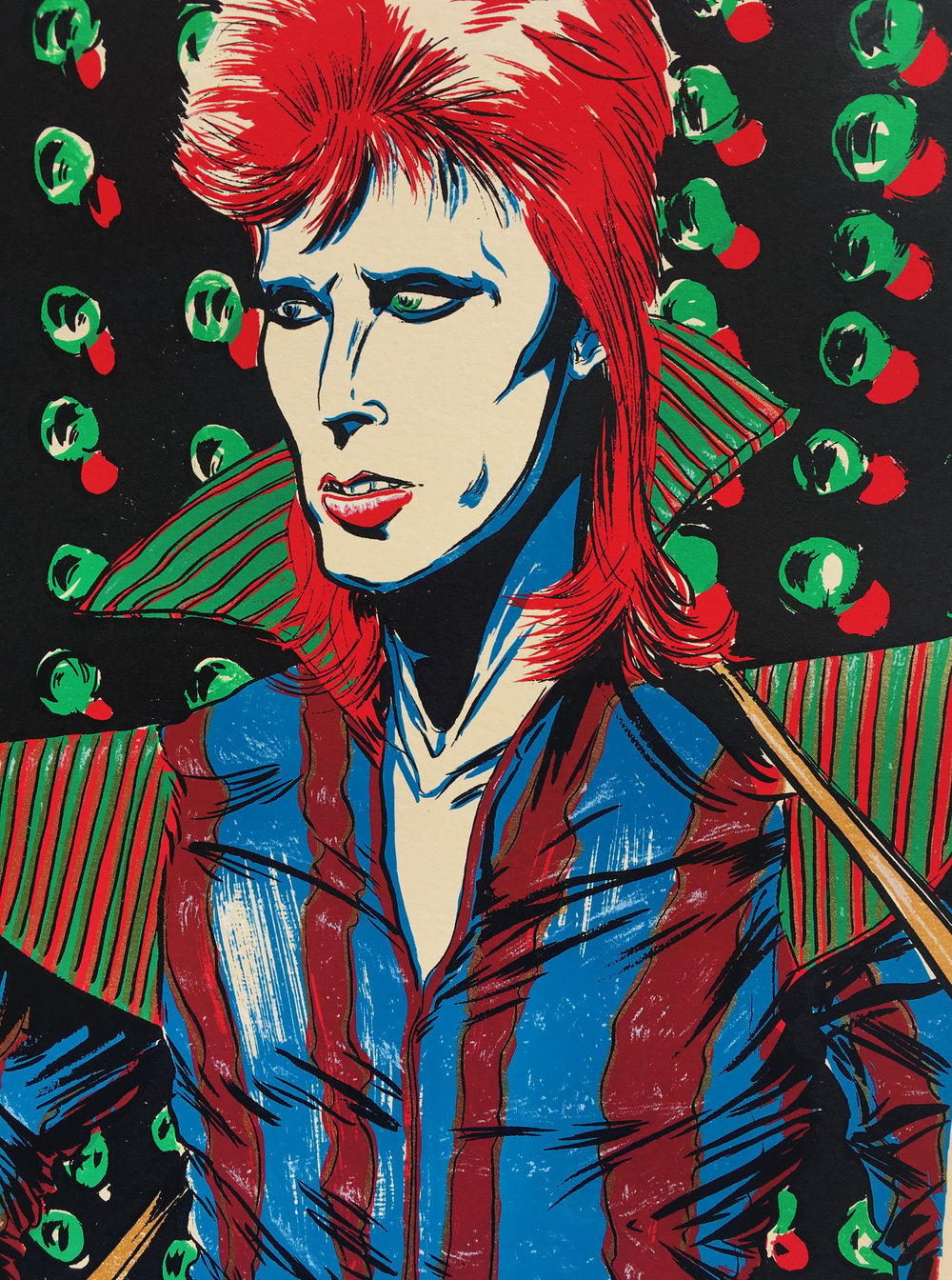 David Bowie Silkscreen Print