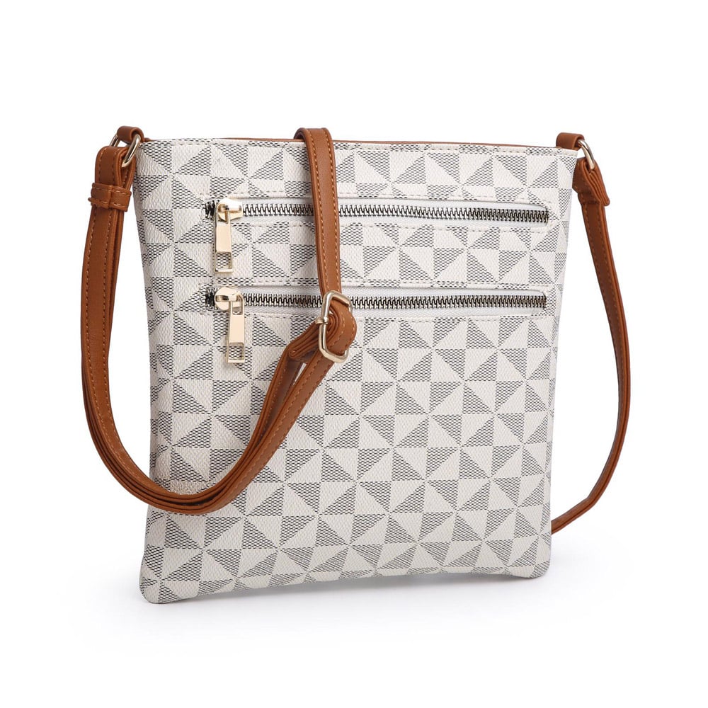 Image of Classic Crossbody Dual Zipper Bag