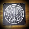 One Nation Baggers Greyscale Flag Banner