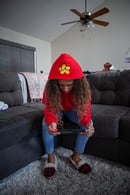 Image 4 of Shiny Star Heart Red Hoodie + Plushie