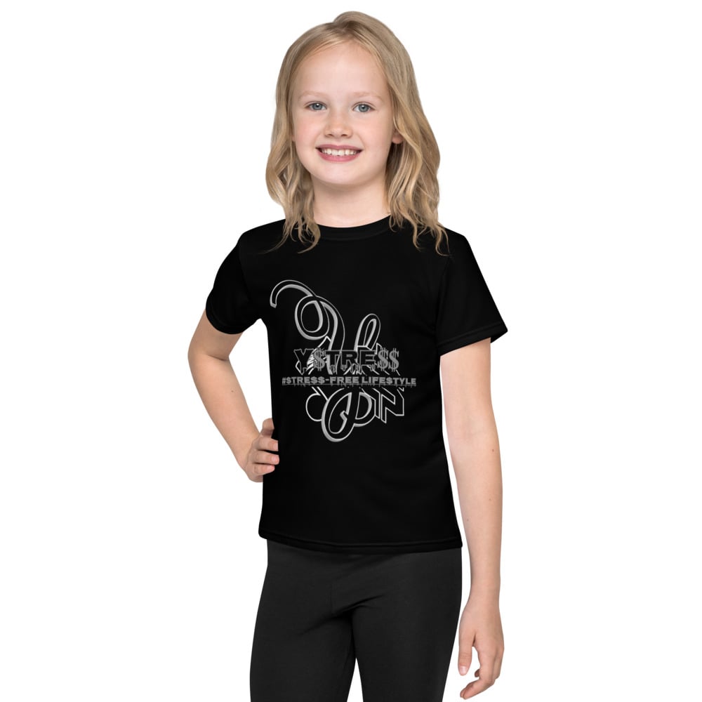 Image of YStress Exclusive Grey and Black Kids T-Shirt (boys and girls) 