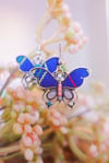 Butterfly Earrings- Blue