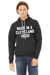 Made In A Cleveland Hood Hoody (Dark Gray Heather)