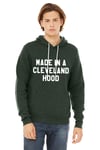Made In A Cleveland Hood Hoody (Heather Forest)