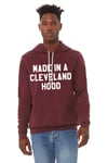 Made In A Cleveland Hood Hoody (Maroon)