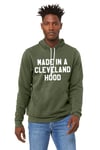 Made In A Cleveland Hood Hoody (Military Green)