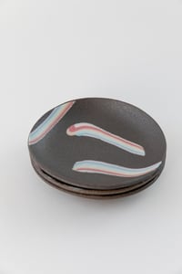 Image 1 of Rainbow on Dark Sky - Dessert Plate 6.5"