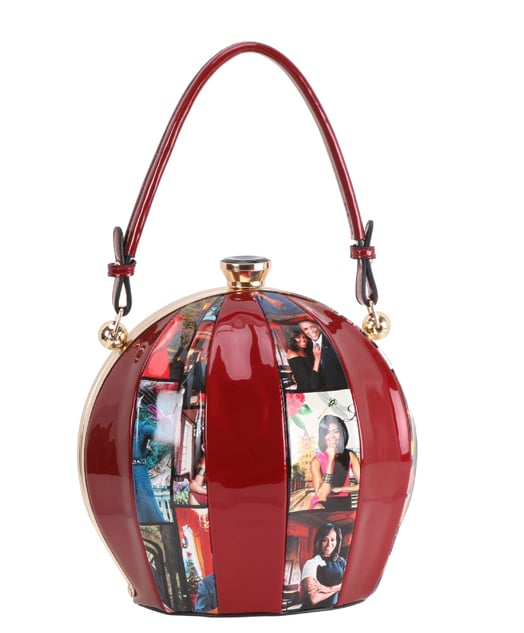 Image of 2 in 1 Ball Shaped Satchel Bag with Wallet
