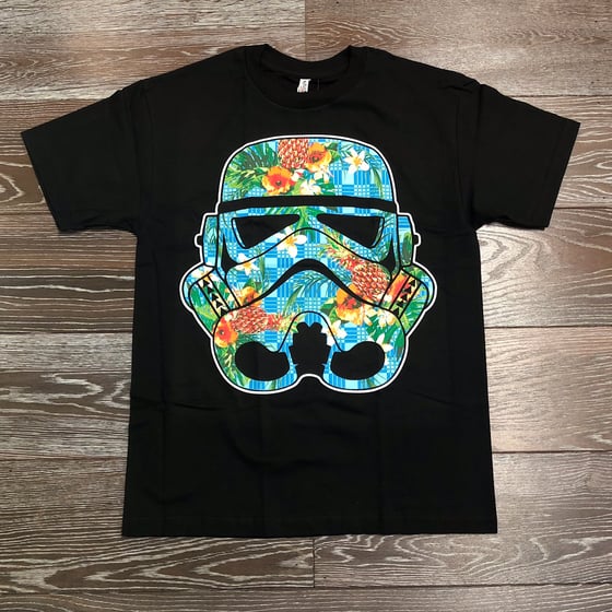 Image of Tropical Storm Trooper Blue Men's T-shirt