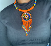 Orange Zulu Necklace