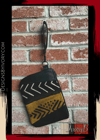 Designs By IvoryB Mudcloth Wristlet Mustard Black