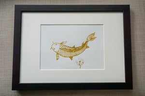 Image of Carp in shimmering gold 