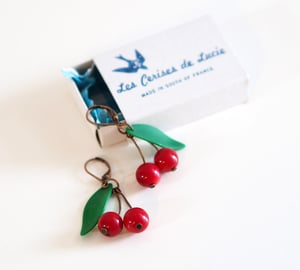 Image of Les Cerises - Boucles Classiques Petit Modèle - Fantaisie