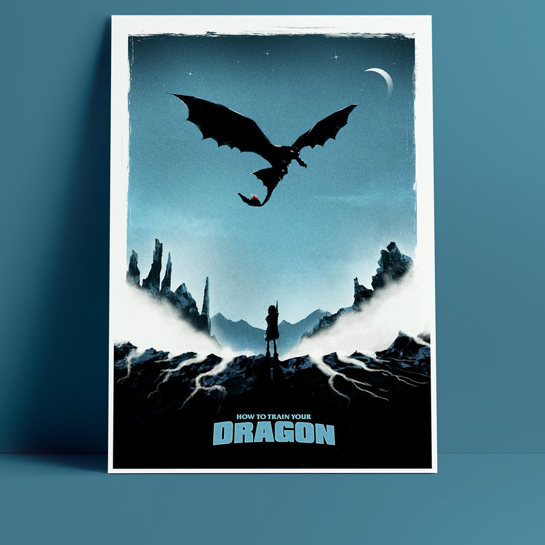 how to train your dragon poster
