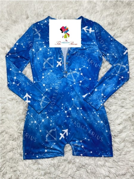 Image of Sagittarius onesie 