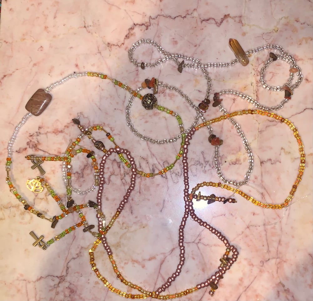 Image of Glass Waist beads 1 for $20