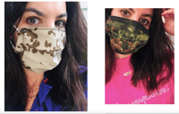 Upcycled Camo Behelfsmaske