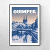 Affiche Quimper - Odet - 2 versions 