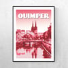 Affiche Quimper - Odet - 2 versions 