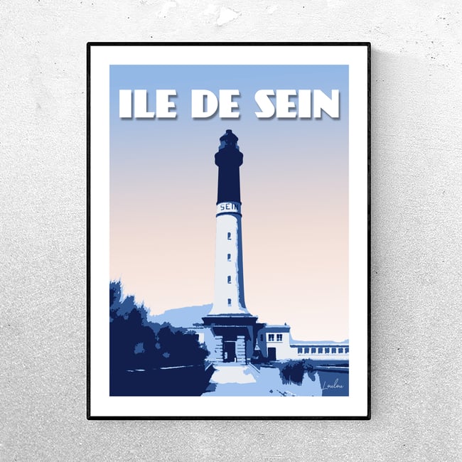 Affiche Ile de Sein - 2 versions 