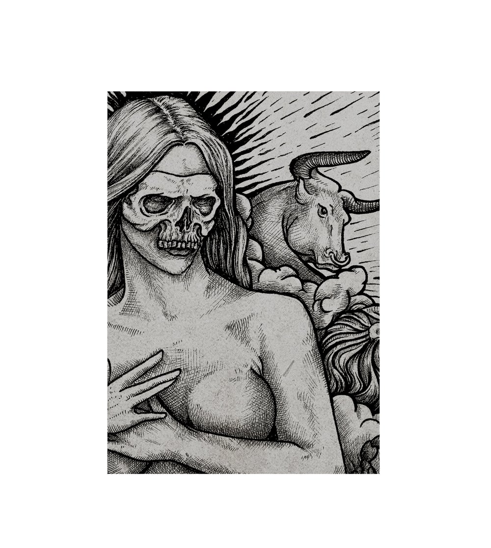 Zodiac Queen Art Print