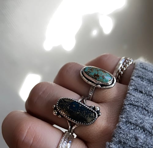 Image of Royston Turquoise ring #3