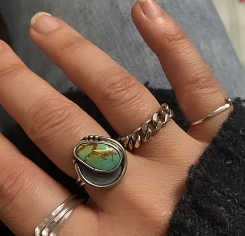 Image of Royston Turquoise ring #1