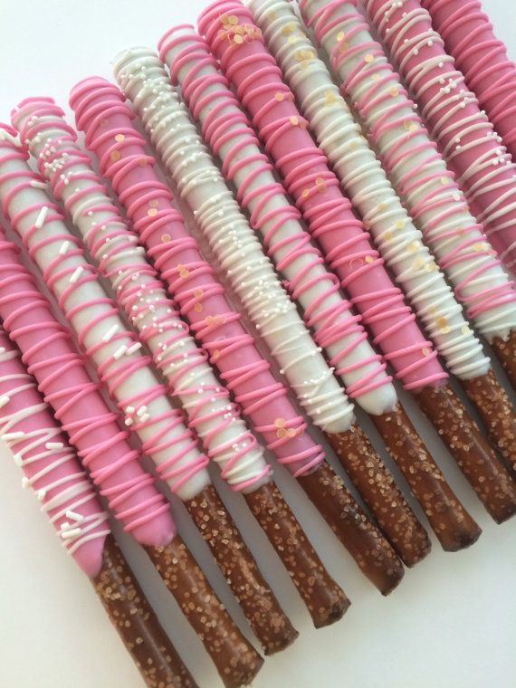 Dipped pretzel online rods