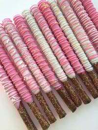 Custom Chocolate Covered Pretzel Rods