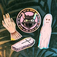 Image 1 of Oh So Grim Holo Sticker Pack w/ Free UK shipping!