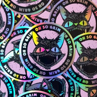 Image 2 of Oh So Grim Holo Sticker Pack w/ Free UK shipping!