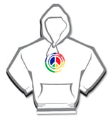 Image of Pass The Positive Peace Logo Hoodie