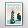 Affiche Le phare de Loctudy - 2 versions 