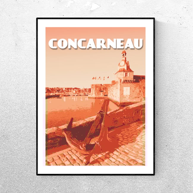 Affiche Concarneau - 2 versions 