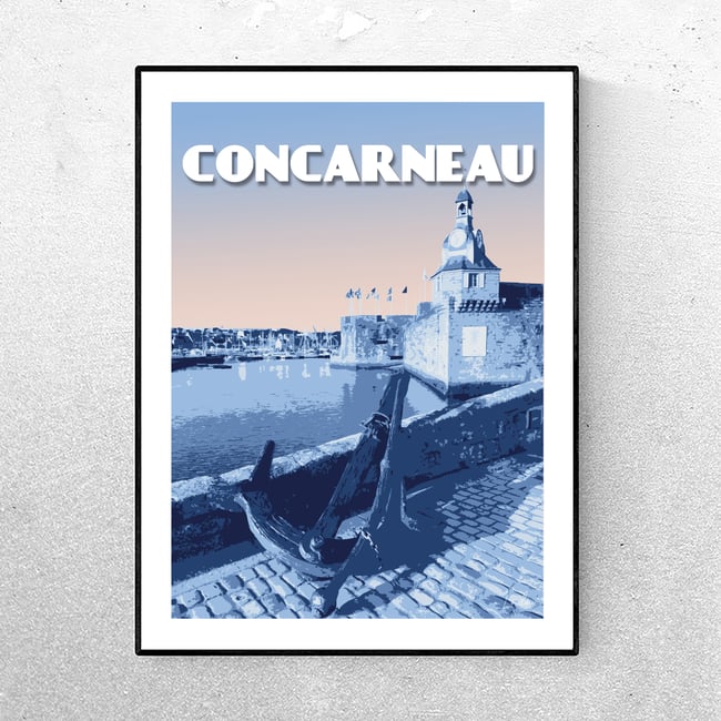 Affiche Concarneau - 2 versions 