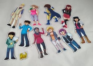 Image of Dumbing of Age character magnet set of 11 (Book 8)