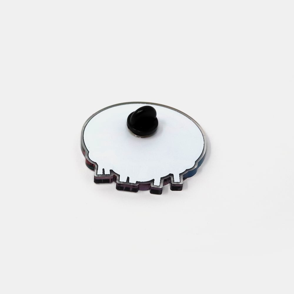 TP/WK recycled acrylic pin